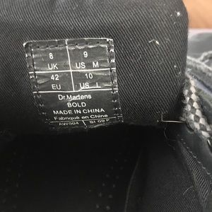 Dr Martens mens size 9